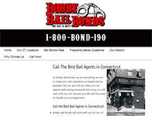 Tablet Screenshot of bobbybailbonds.net